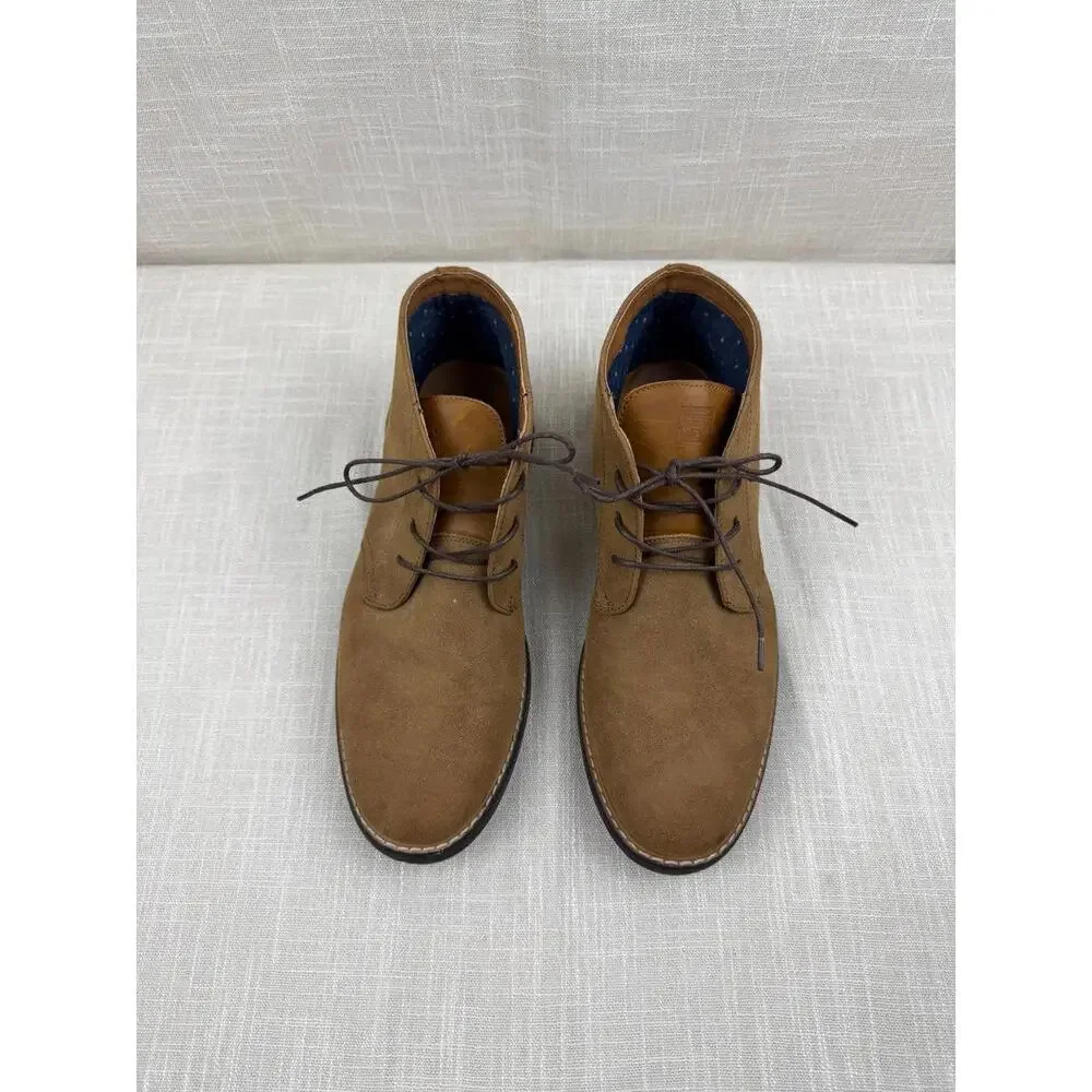RYE Men's Brown Suede‎ Lace-Up Boots Size 9 US